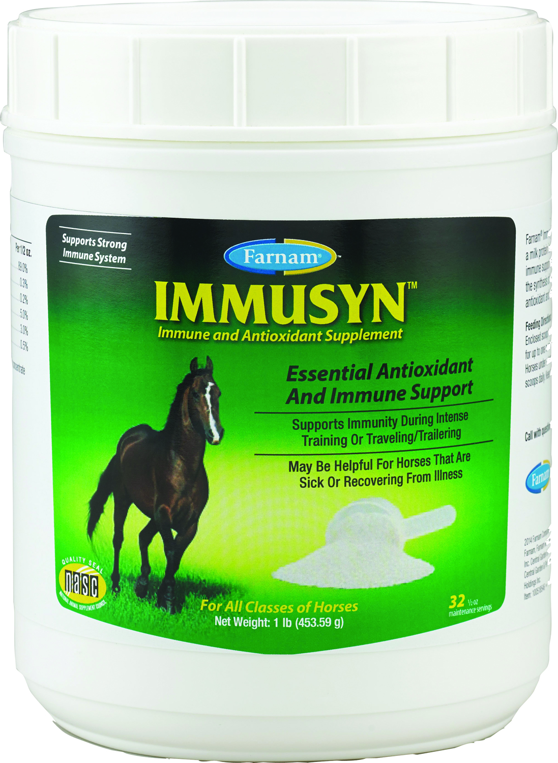 IMMUSYN IMMUNE & ANTIOXIDANT SUPPLEMENT FOR HORSES
