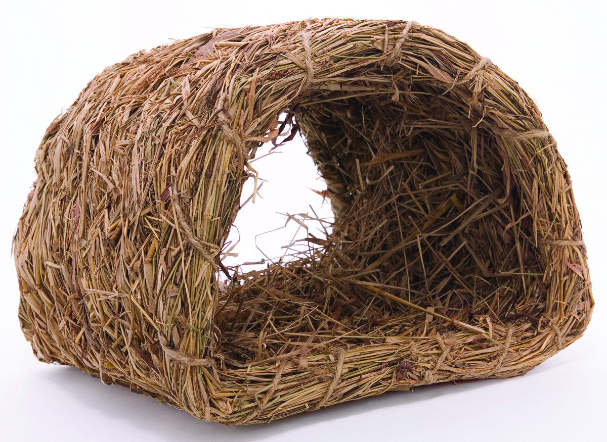 Woven Grass Hut Med