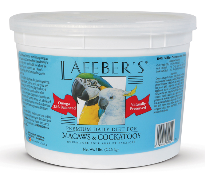 LaFeber's Pellets for Macaws & Cockatoos, 5 lb