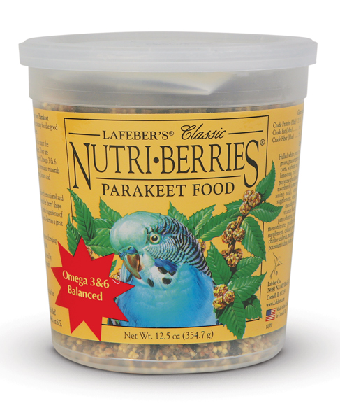 LaFeber's Nutri-Berries Parakeet Food, 12.5 oz