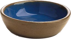 5x2 Ceramic Dog Bowl - Striped Design
