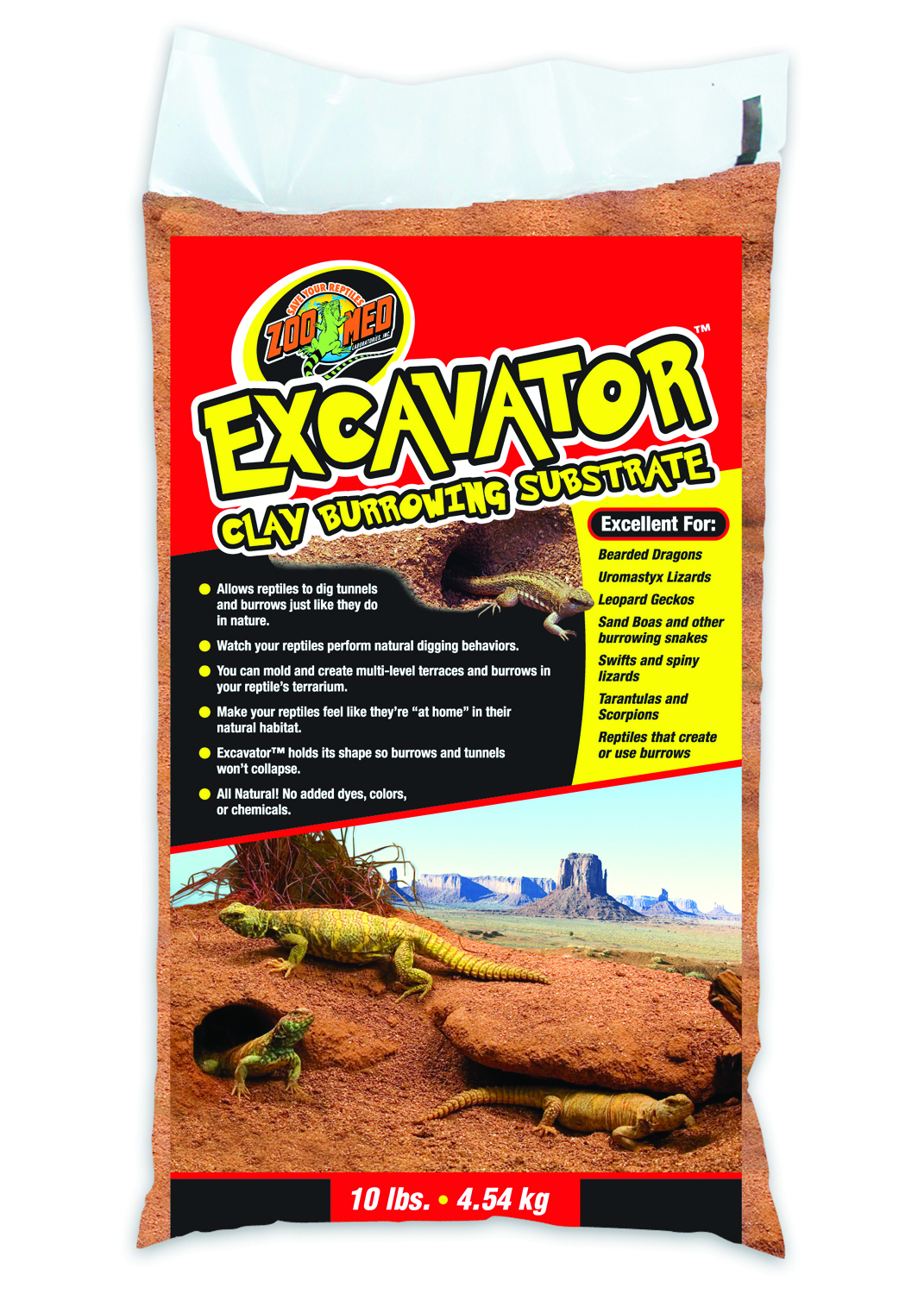 EXCAVATOR CLAY BURROW SUBSTRATE