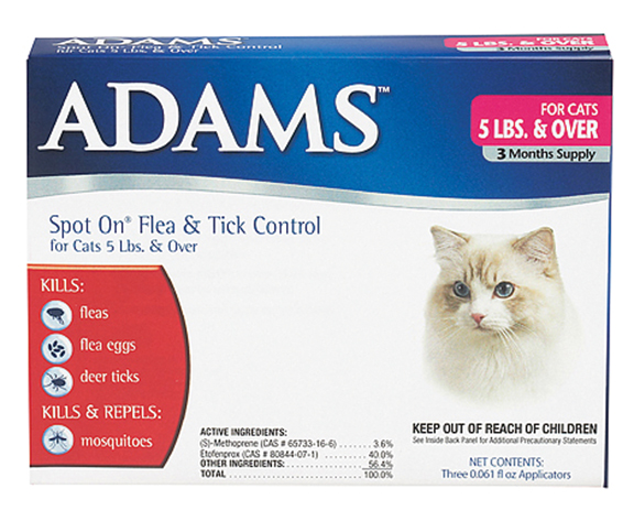 ADAMS FLEA & TICK SPOT ON FOR CATS AND KITTENS