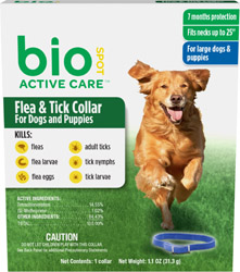 BIO SPOT ACTIVE CARE FLEA & TICK COLLAR FOR DOGS