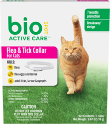 BIO SPOT ACTIVE CARE FLEA & TICK COLLAR FOR CATS