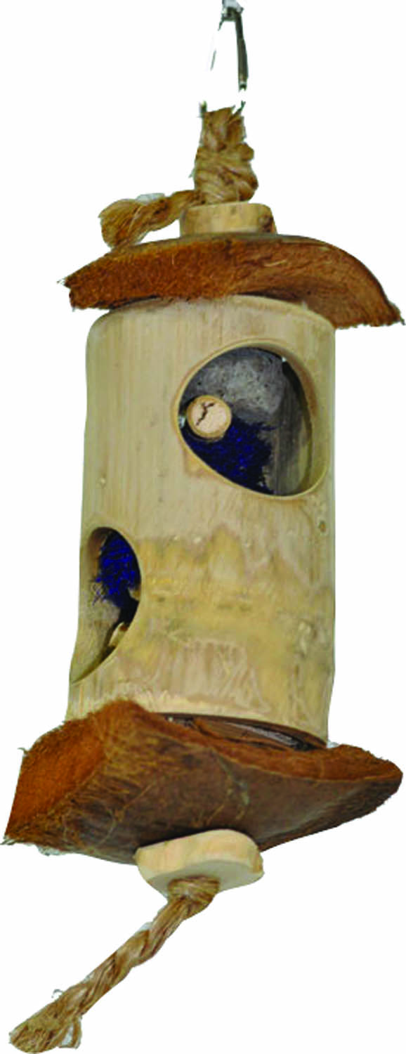 JAVA WOOD SUPRISE LANTERN BIRD TOY