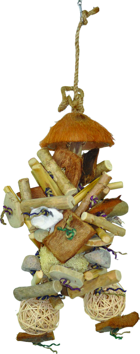 JAVA WOOD JAVA BUSH BIRD TOY