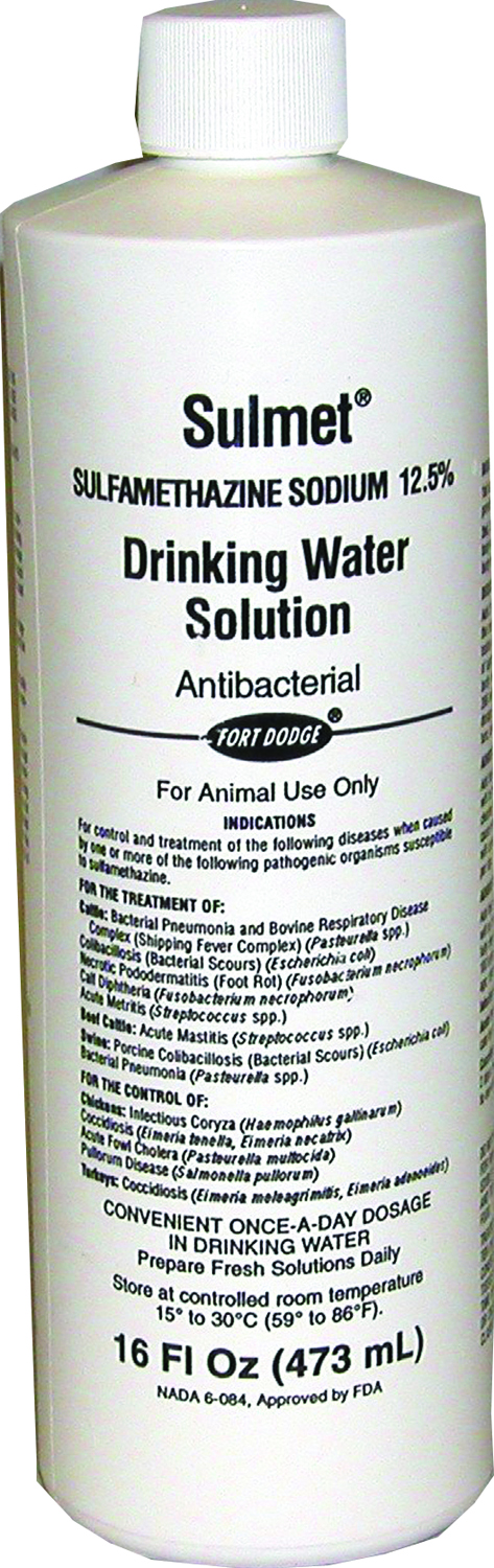 Sulmet Water Solution   16 oz