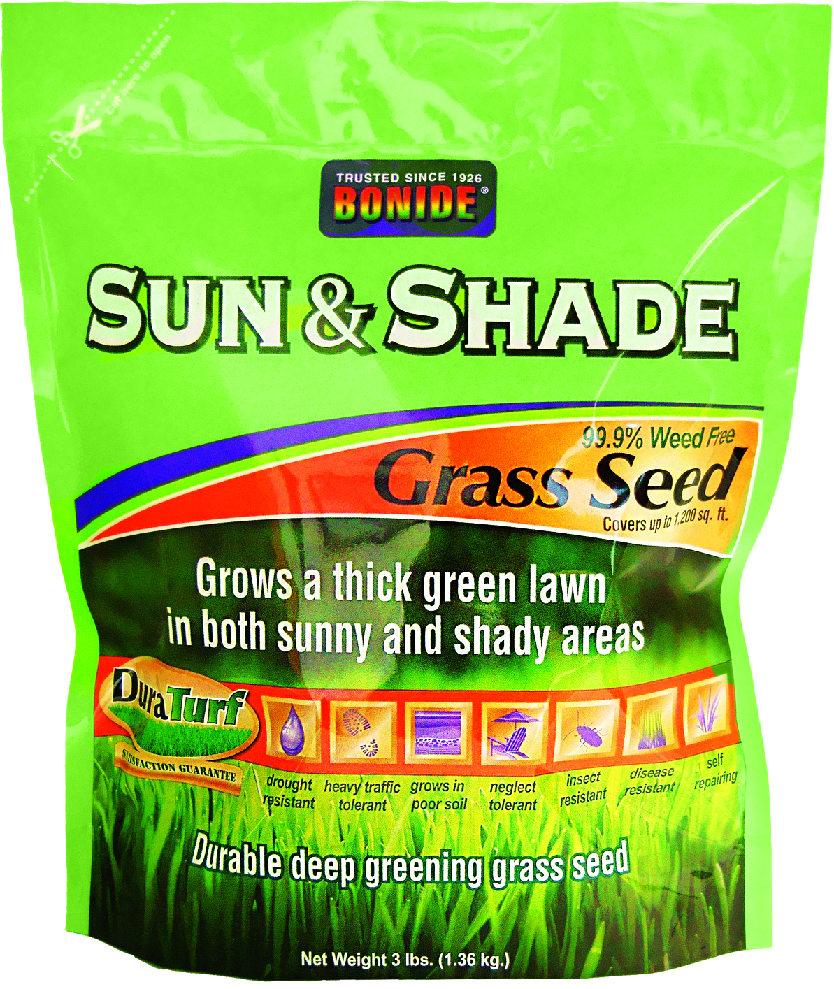 SUN AND SHADE GRASS SEED