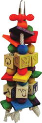 HAPPY BEAKS THE ABC BLOCKS BIRD TOY