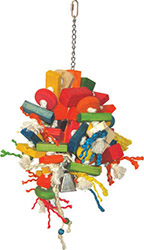 HAPPY BEAKS CLUSTER BLOCKS BIRD TOY