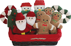 HOLIDAY DOG COOKIE BASKET