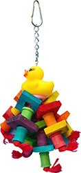 HAPPY BEAKS RUBBER DUCK MONSTER BIRD TOY