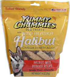 YUMMY CHUMMIES GRAIN FREE WILD ALASKA DOG TREATS