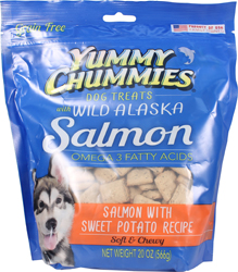 YUMMY CHUMMIES GRAIN FREE WILD ALASKA DOG TREATS