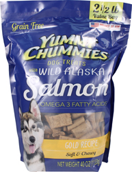 YUMMY CHUMMIES GRAIN FREE WILD ALASKA DOG TREATS