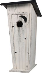 THE TALL OUTHOUSE BIRD HOUSE