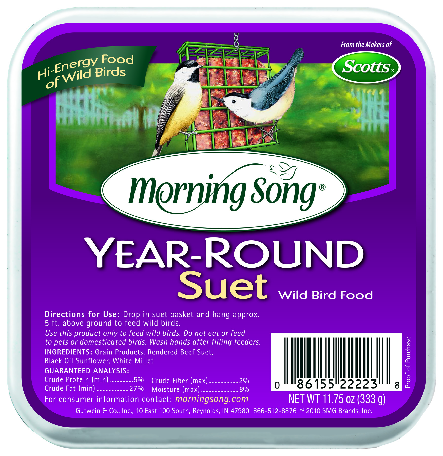 MORNING SONG YEAR-ROUND SUET