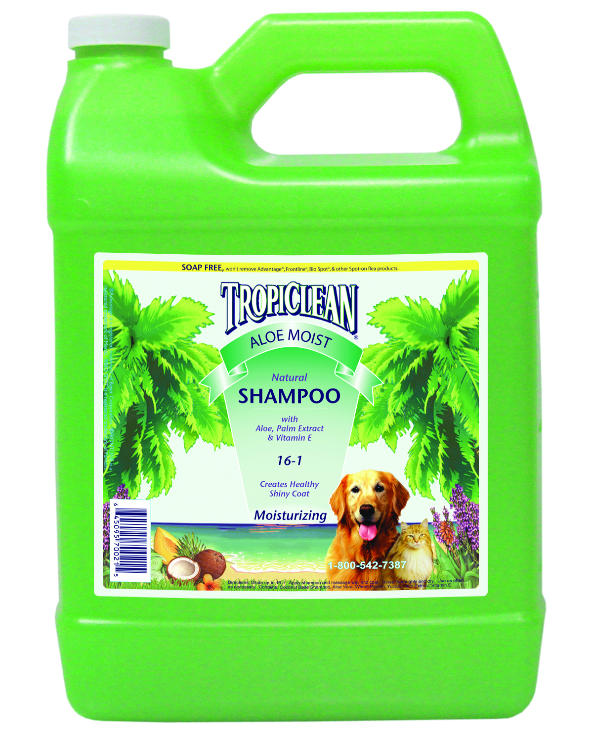 TROPICLEAN ALOE MOIST SHAMPOO