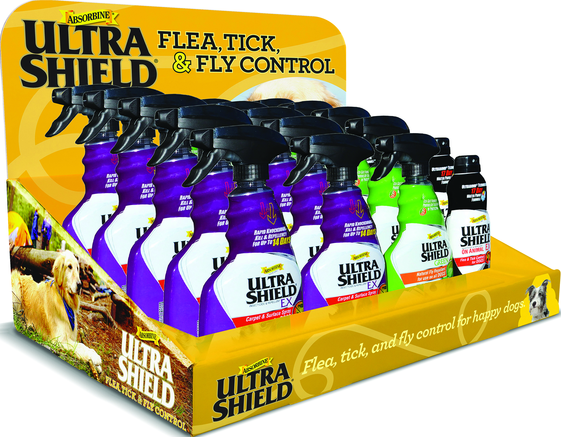 ULTRASHIELD FLEA AND TICK COUNTER DISPLAY