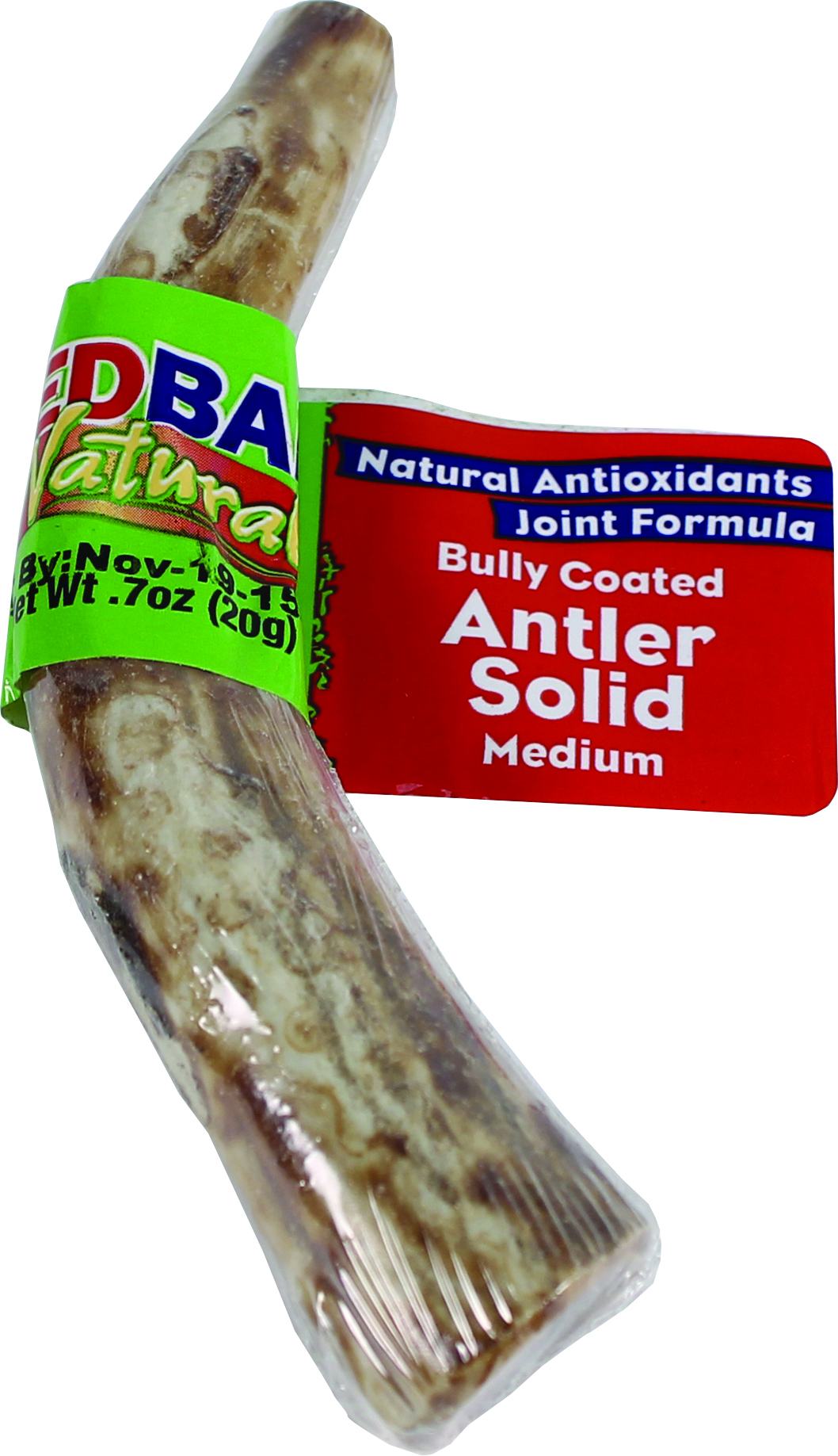 SOLID BULLY COATED ANTLER DOG CHEW