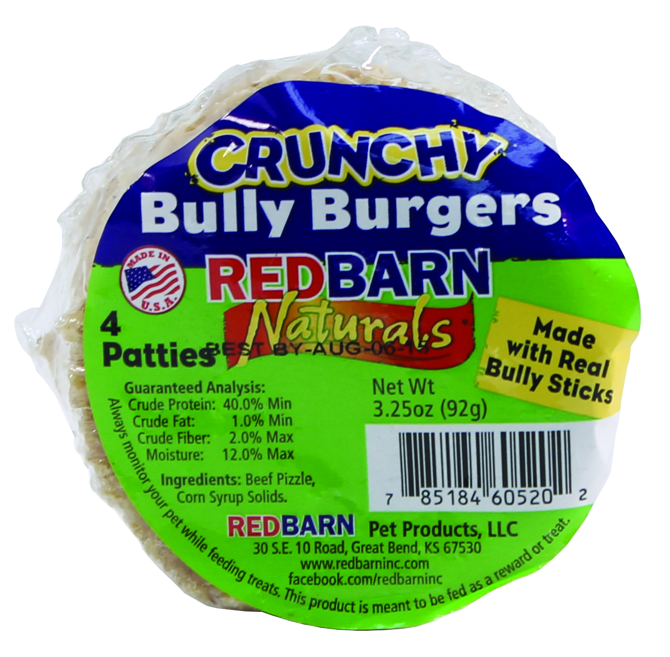 CRUNCHY BULLY BURGERS DOG CHEWS
