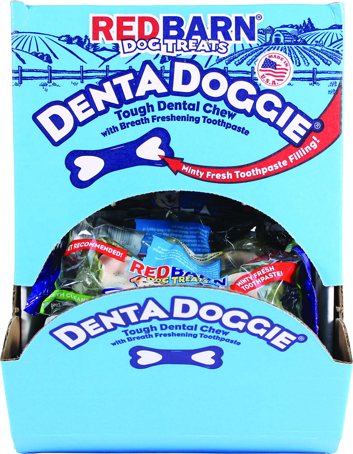 DENTA DOGGIE TOUGH DENTAL CHEW WITH TOOTHPASTE