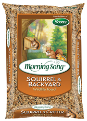 MORNING SONG SQUIRREL AND BACKYARD WILDLIFE FOOD