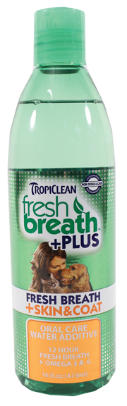 FRESH BREATH +PLUS SKIN & COAT WATER ADDITIVE