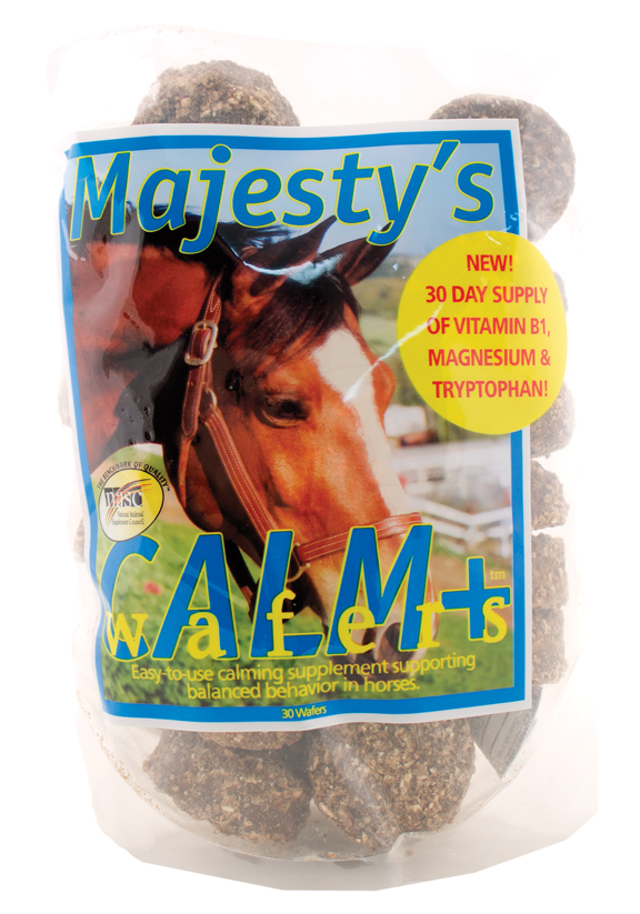 MAJESTY S CALM PLUS EQUINE SUPPLEMENT WAFERS