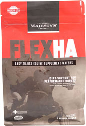 MAJESTY S FLEX HA EQUINE SUPPLEMENT WAFERS