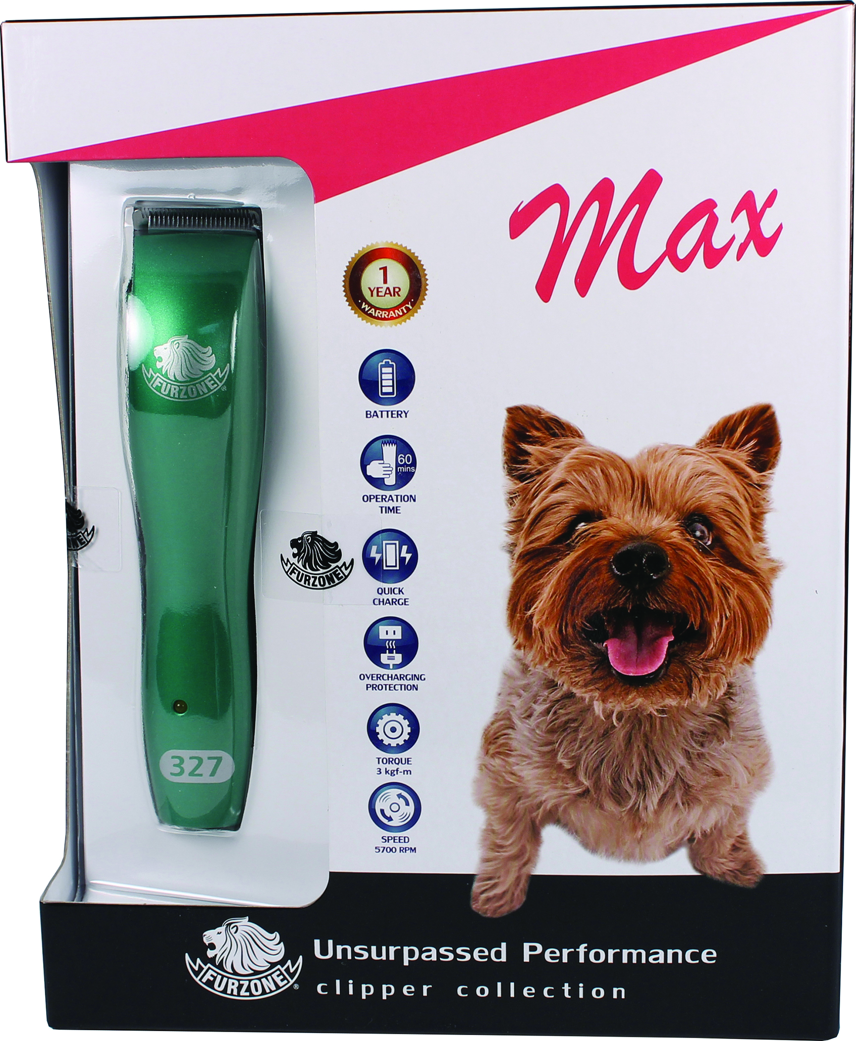 MAX 327 CORDLESS PET TRIMMER