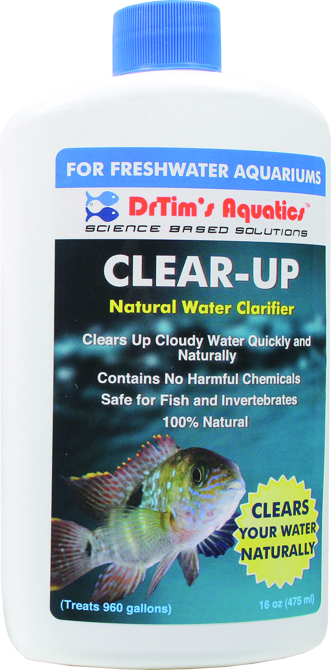 CLEAR-UP FRESHWATER AQUARIUM SOLUTION