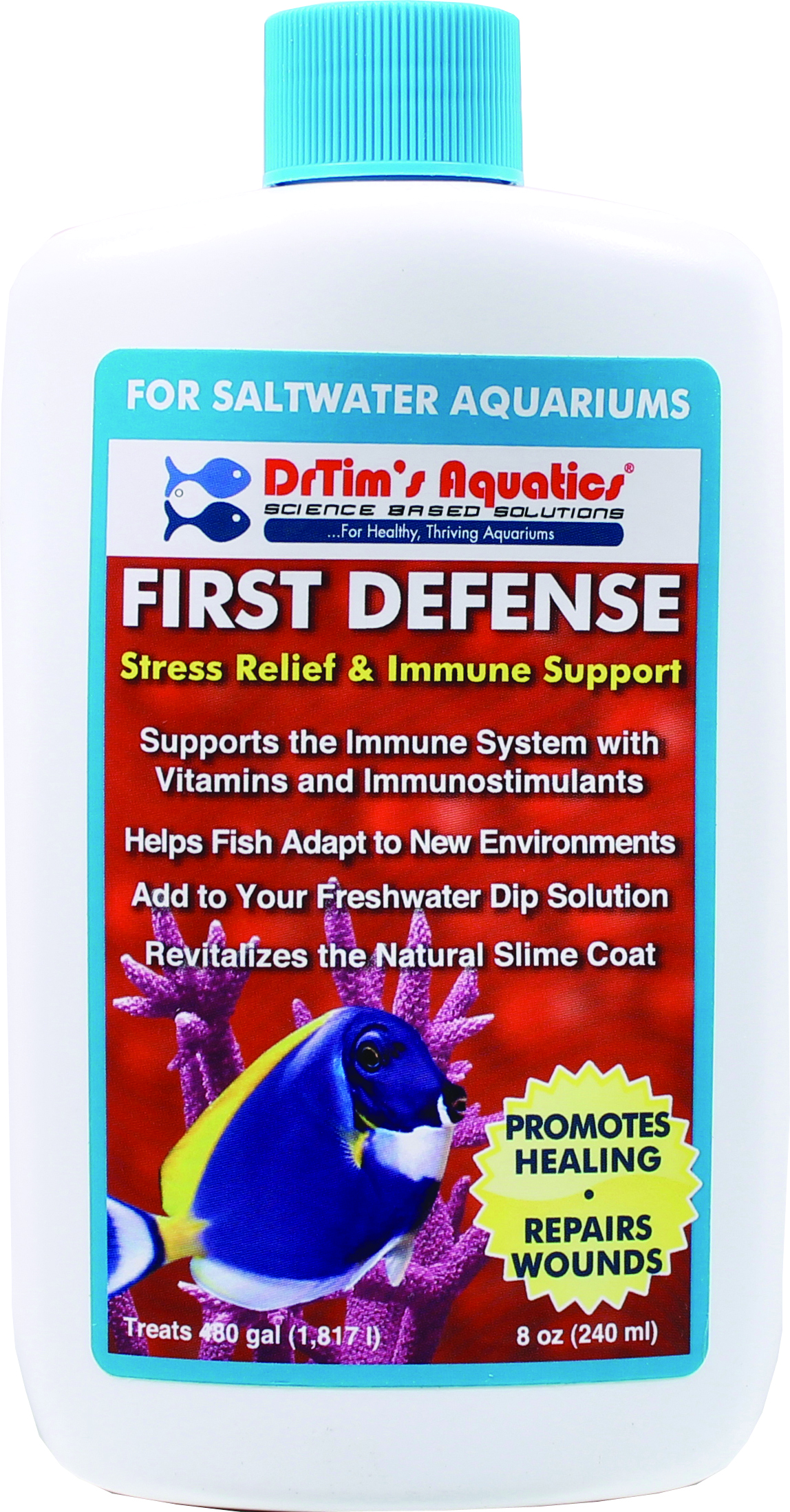 FIRST DEFENSE SALTWATER AQUARIUM SOLUTION