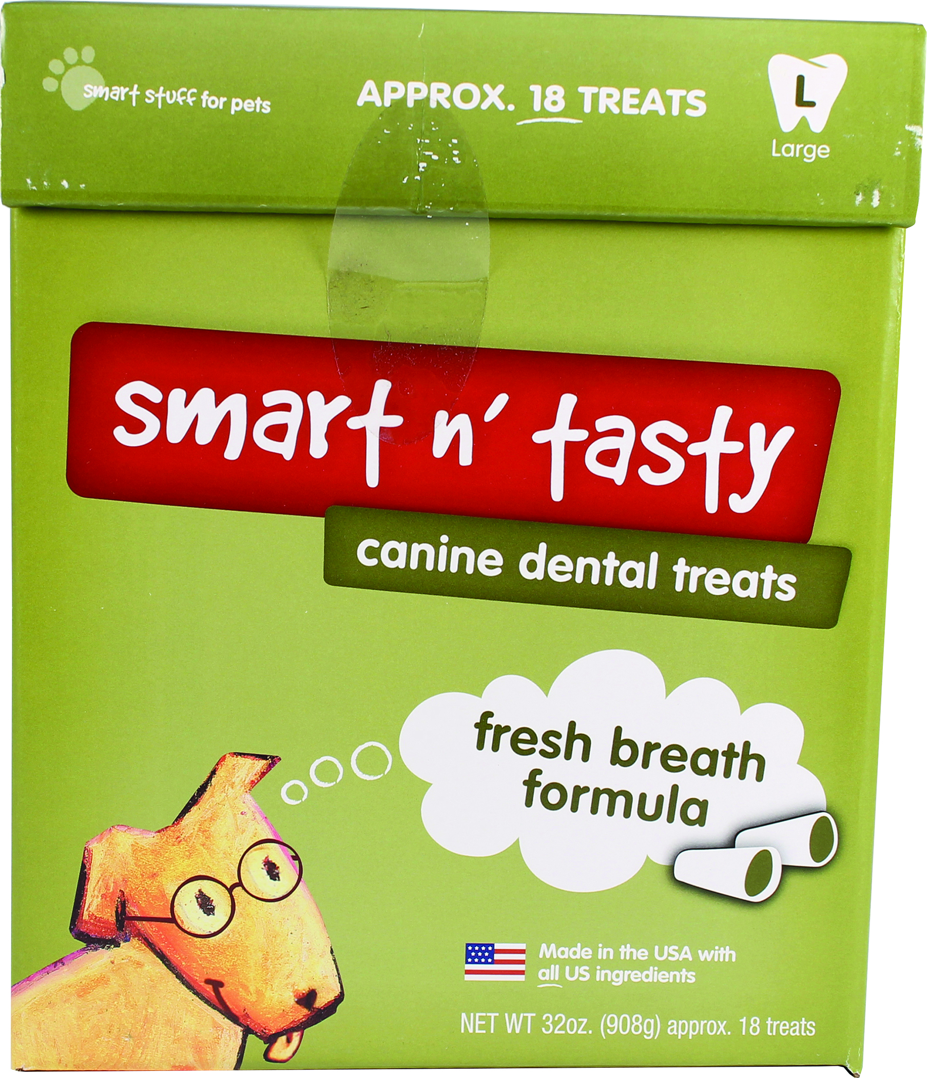 SMART N TASTY CANINE DENTAL TREATS CANISTER