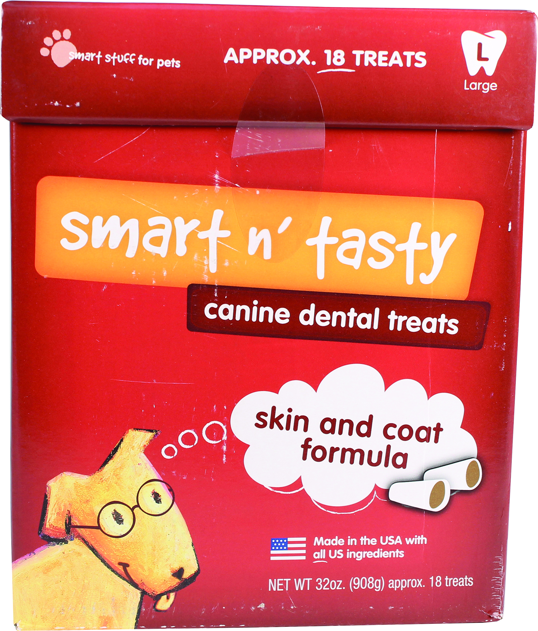 SMART N TASTY CANINE DENTAL TREATS CANISTER