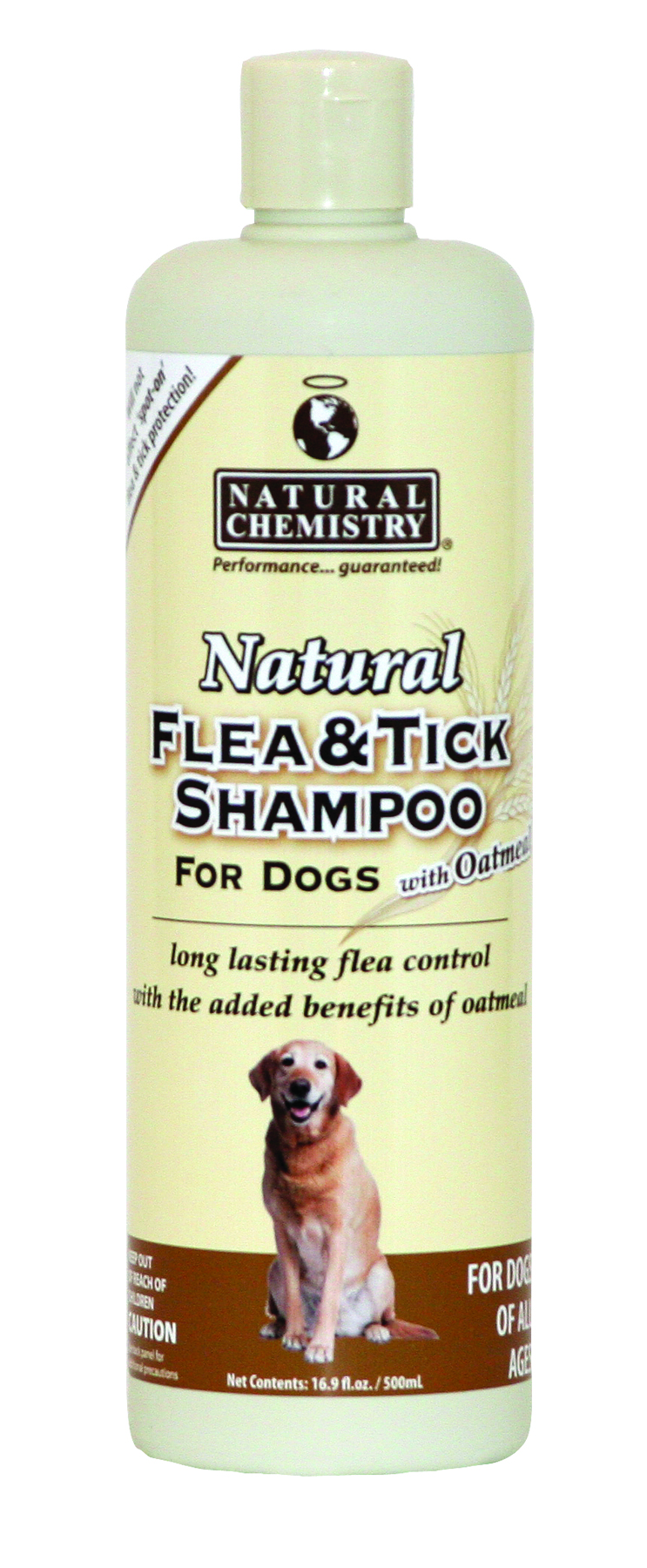 NATURAL FLEA & TICK SHAMPOO W/OATMEAL