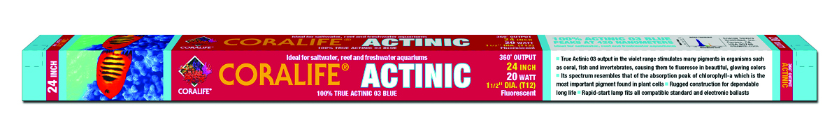 ACTINIC BLUE 03 FLUORESCENT LAMP 20 WATT