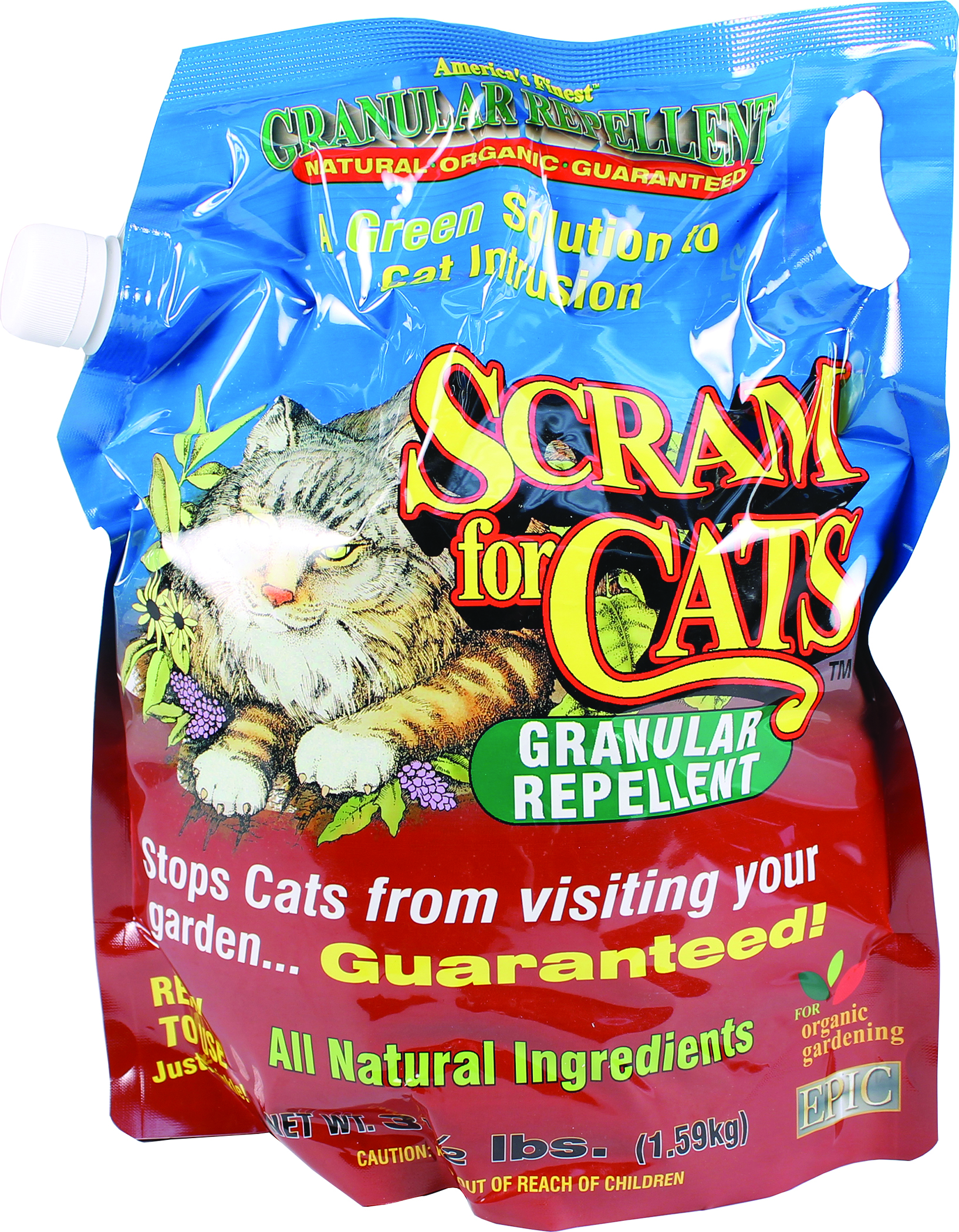 EPIC CAT SCRAM GRANULAR REPELLENT SHAKER BAG