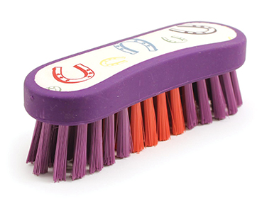 EQUESTRIA SPORT HORSESHOES PATTERN FACE BRUSH