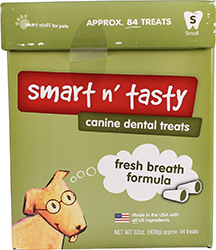 SMART N TASTY CANINE DENTAL TREATS CANISTER