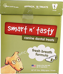SMART N TASTY CANINE DENTAL TREATS CANISTER