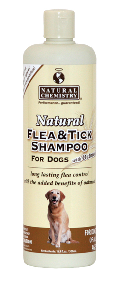 NATURAL FLEA & TICK SHAMPOO W/OATMEAL