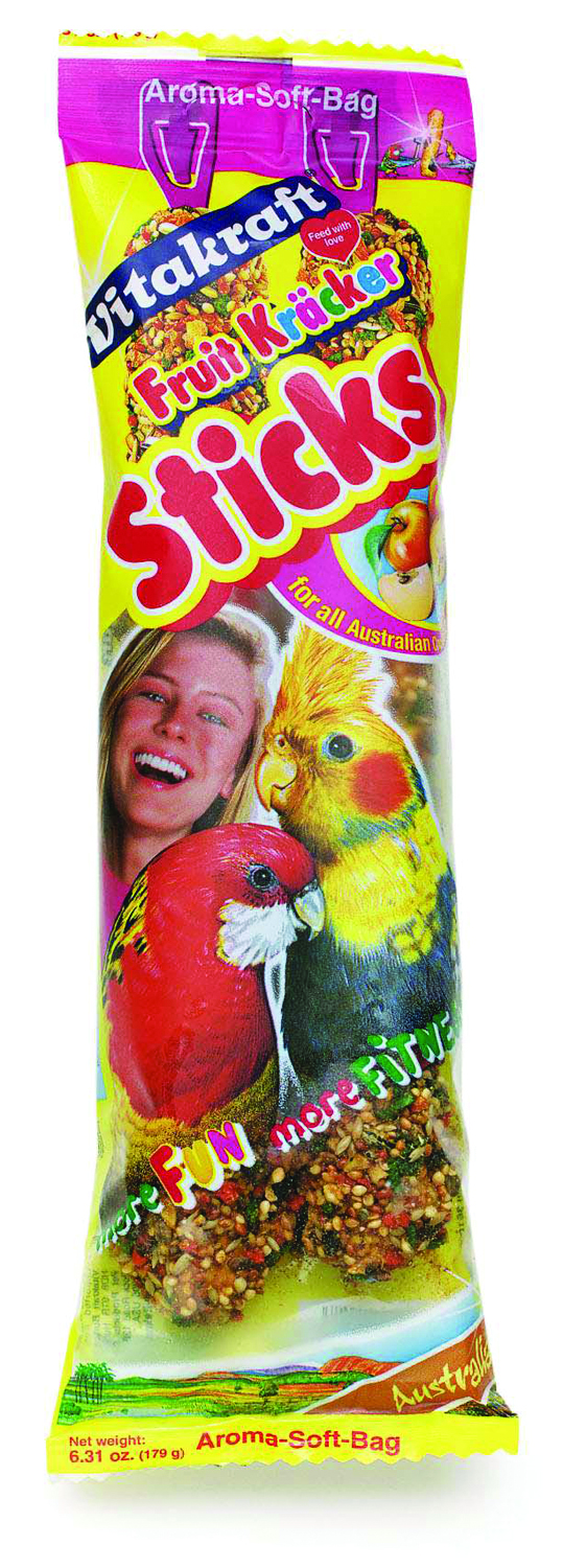 Cockatiel Parrot Fruit Stick