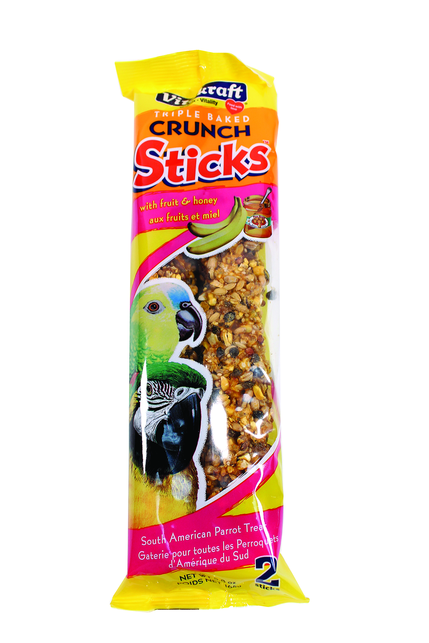 Amazon Parrot Fruit/Honey Stick