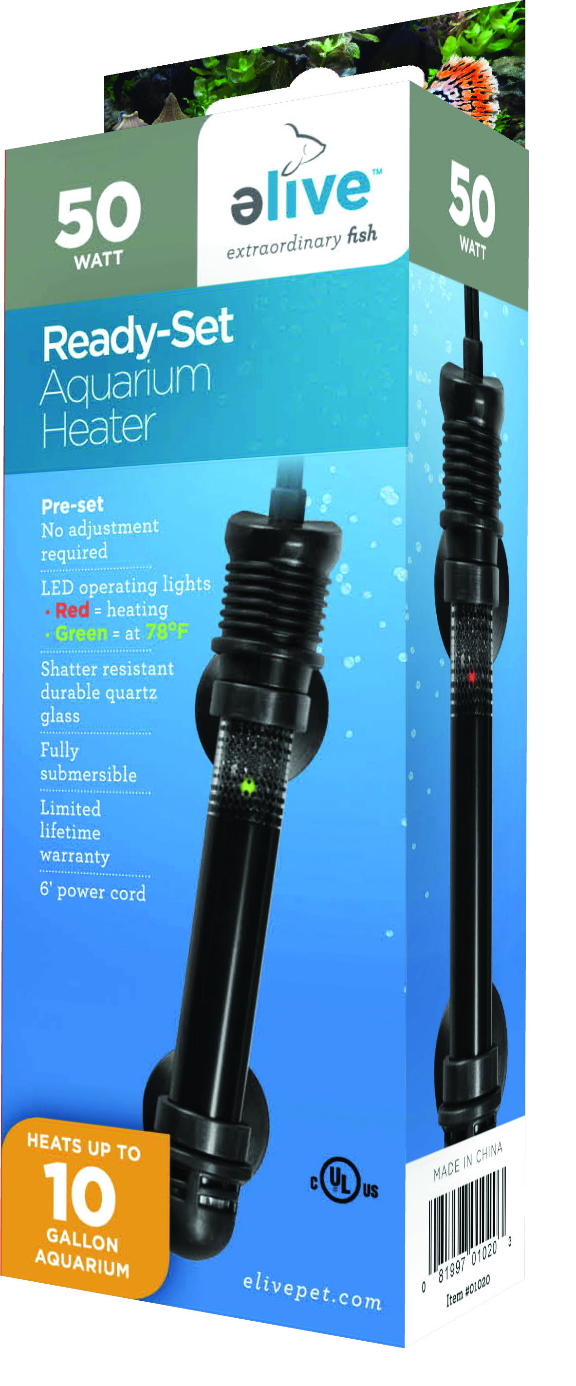 READY SET AQUARIUM HEATER