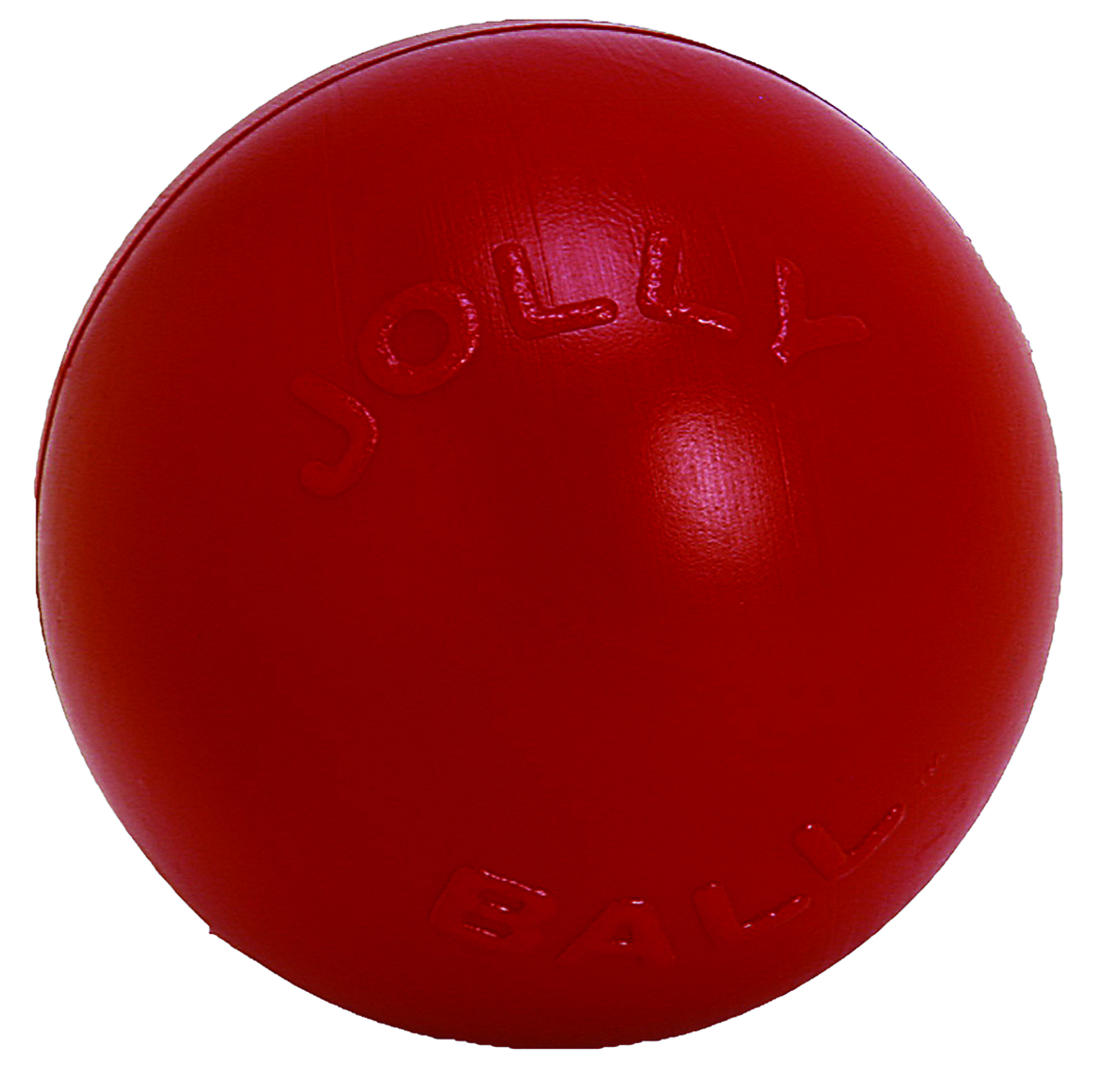 Red Push-N-Play ball - 6 in dog toy