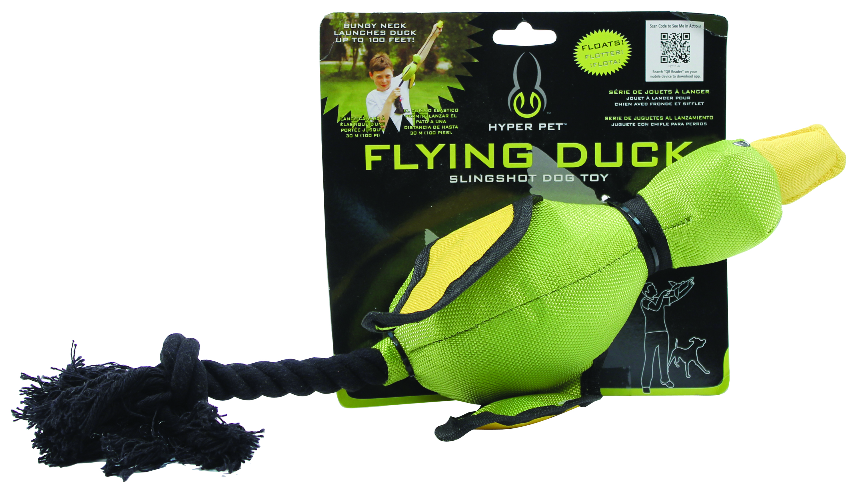 FLYING DUCK SLINGSHOT DOG TOY
