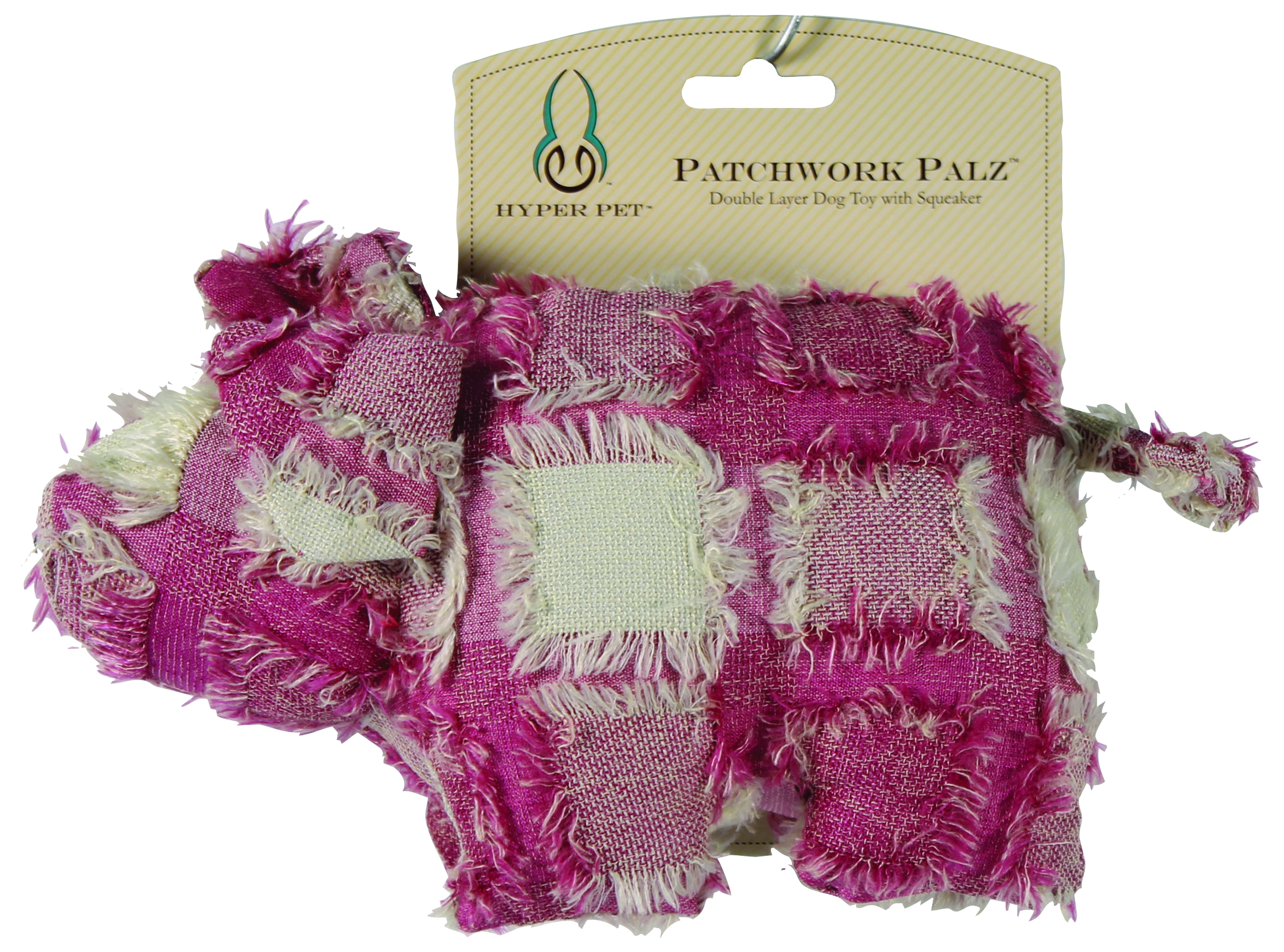 PATCHWORK PALZ PIG WITH SQUEAKER
