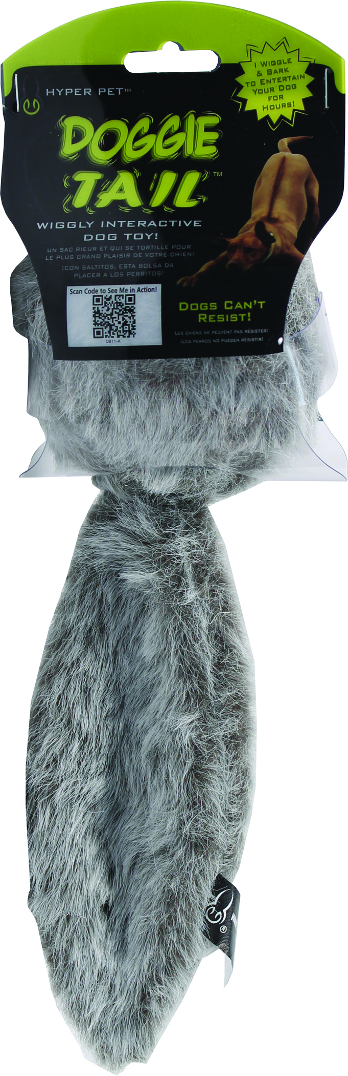 DOGGIE TAIL PLUSH DOG TOY